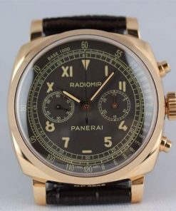 Replica Panerai XF PAM519 Leather Strap Manual Winding Chrono